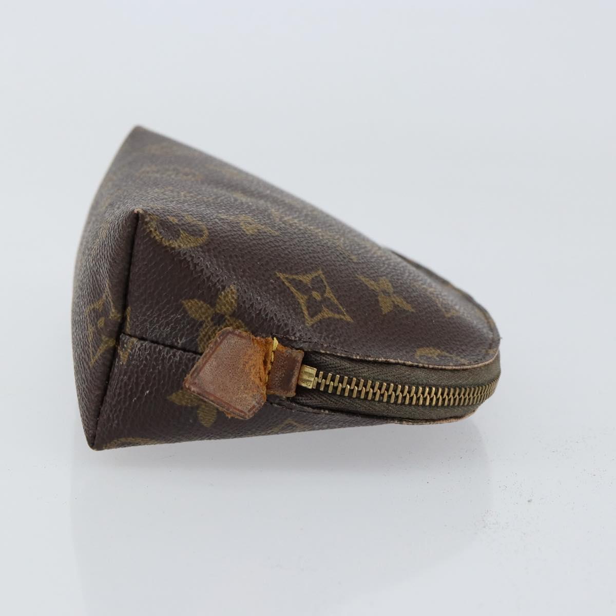 LOUIS VUITTON Monogram Pochette Cosmetic PM Cosmetic Pouch M47515 LV Auth 152669