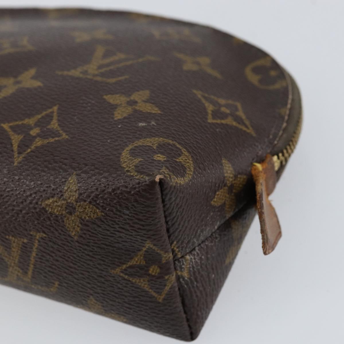 LOUIS VUITTON Monogram Pochette Cosmetic PM Cosmetic Pouch M47515 LV Auth 152669