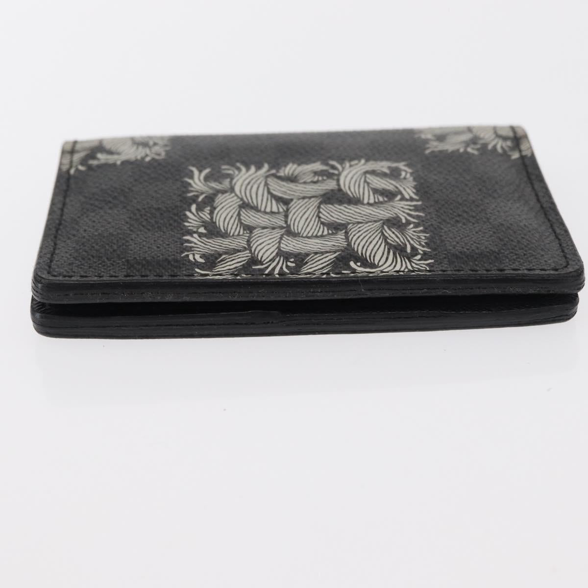LOUIS VUITTON Graphite Christopher Nemeth Organizer De Poch N61213 Auth 152673