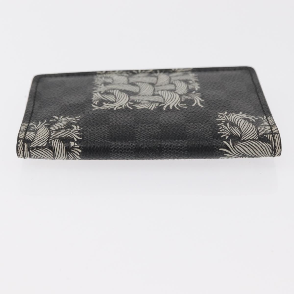 LOUIS VUITTON Graphite Christopher Nemeth Organizer De Poch N61213 Auth 152673