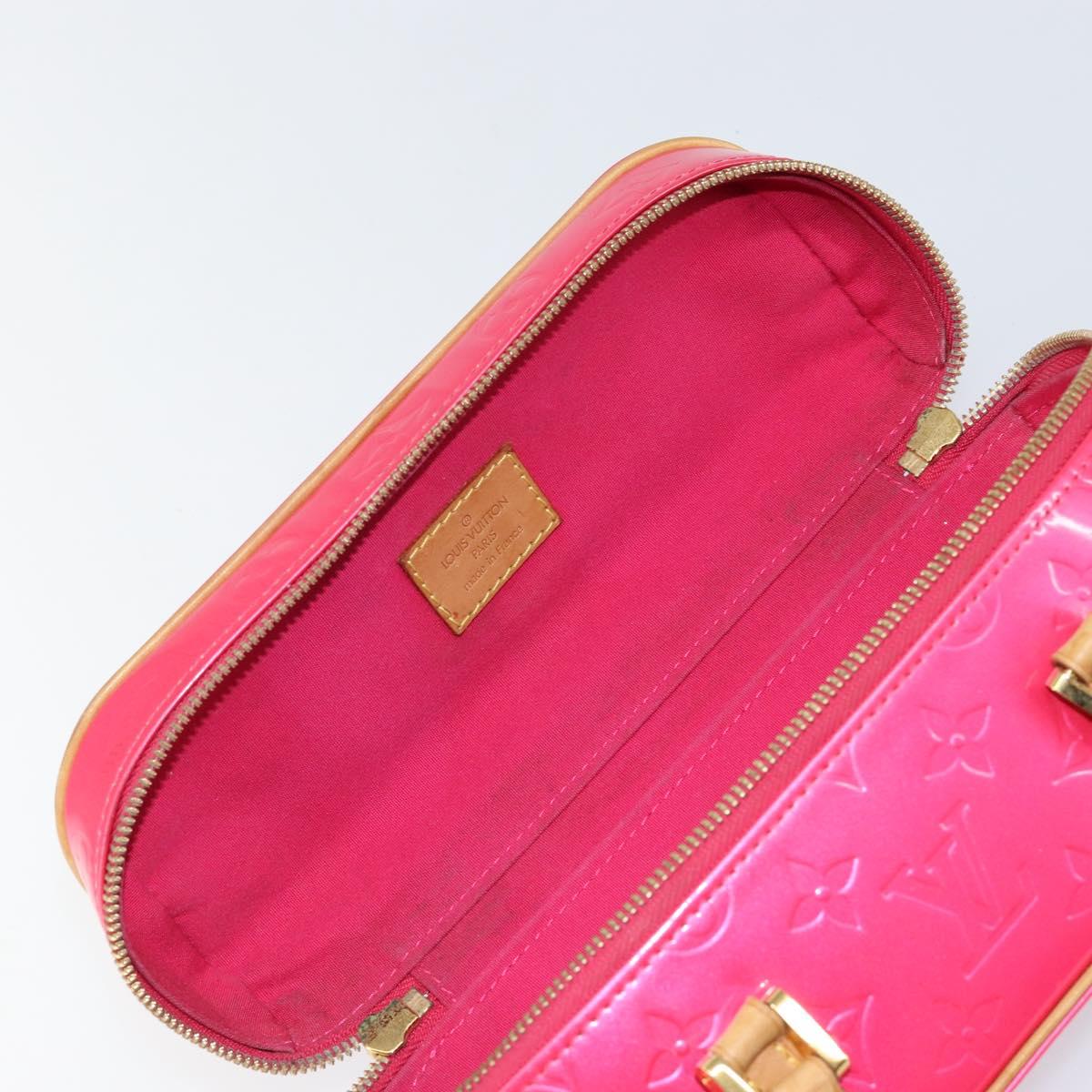 LOUIS VUITTON Vernis Sullivan Horizontal PM Bag Fuchsia Pink M91269 Auth 152679V