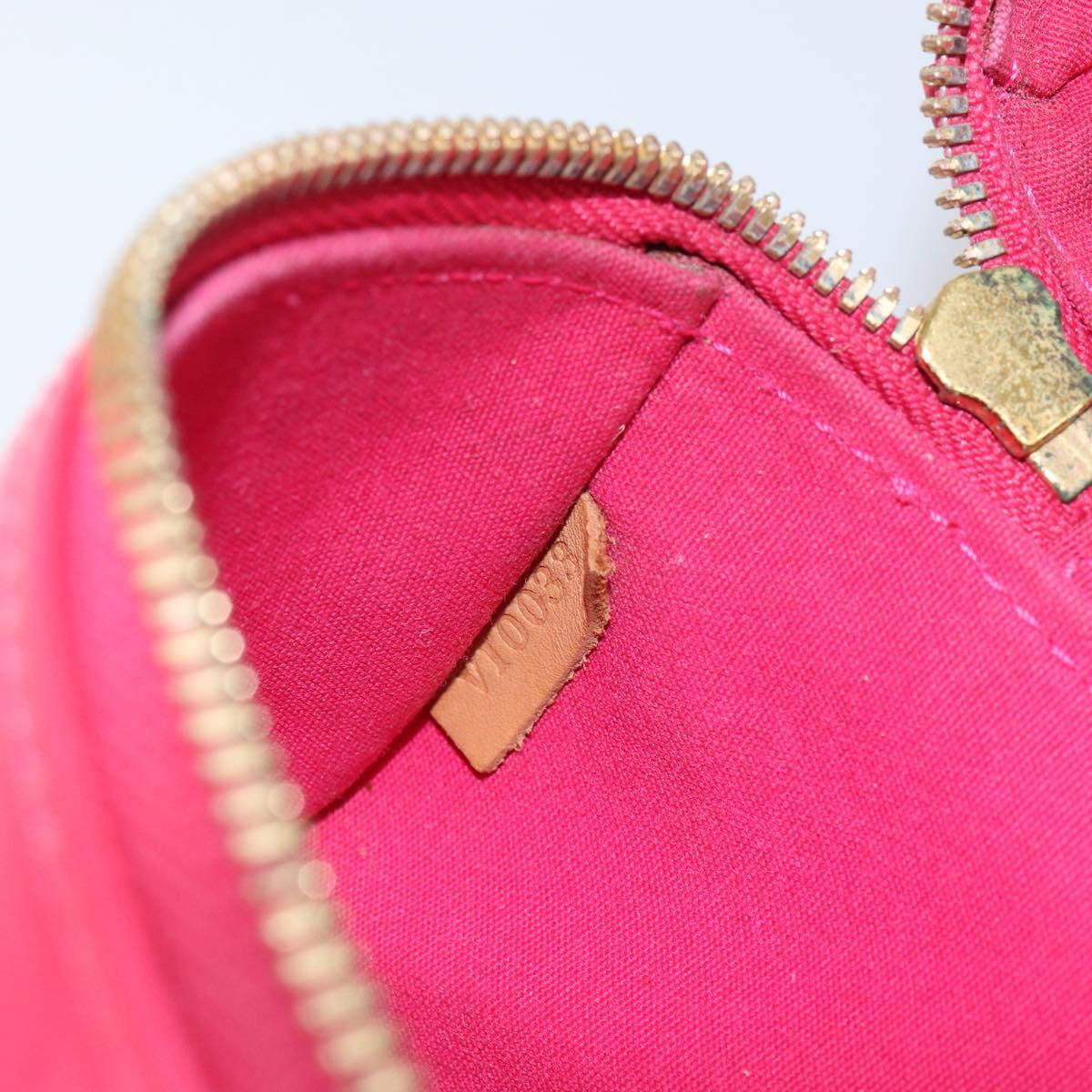 LOUIS VUITTON Vernis Sullivan Horizontal PM Bag Fuchsia Pink M91269 Auth 152679V