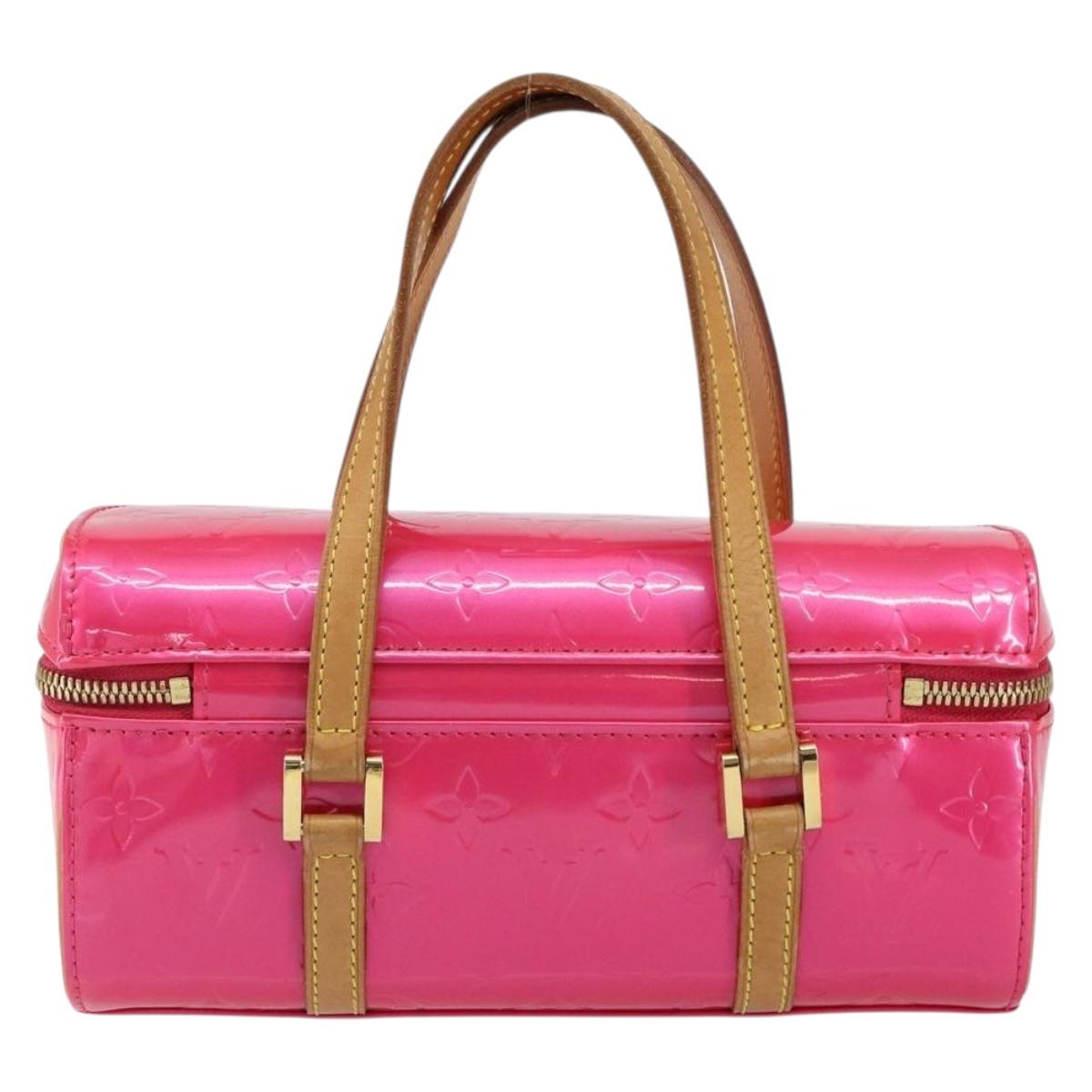 LOUIS VUITTON Vernis Sullivan Horizontal PM Bag Fuchsia Pink M91269 Auth 152679V