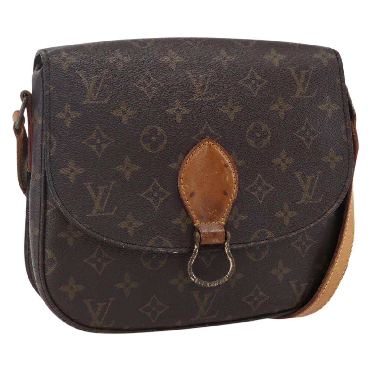 LOUIS VUITTON Monogram Saint Cloud GM Shoulder Bag M51242 LV Auth 152680
