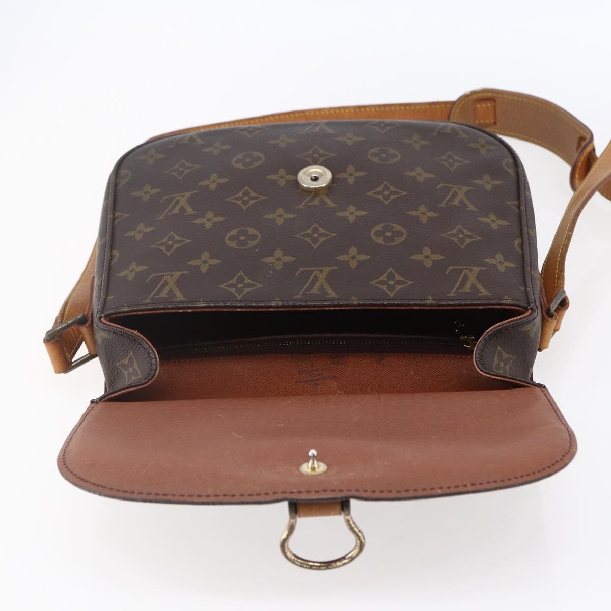 LOUIS VUITTON Monogram Saint Cloud GM Shoulder Bag M51242 LV Auth 152680