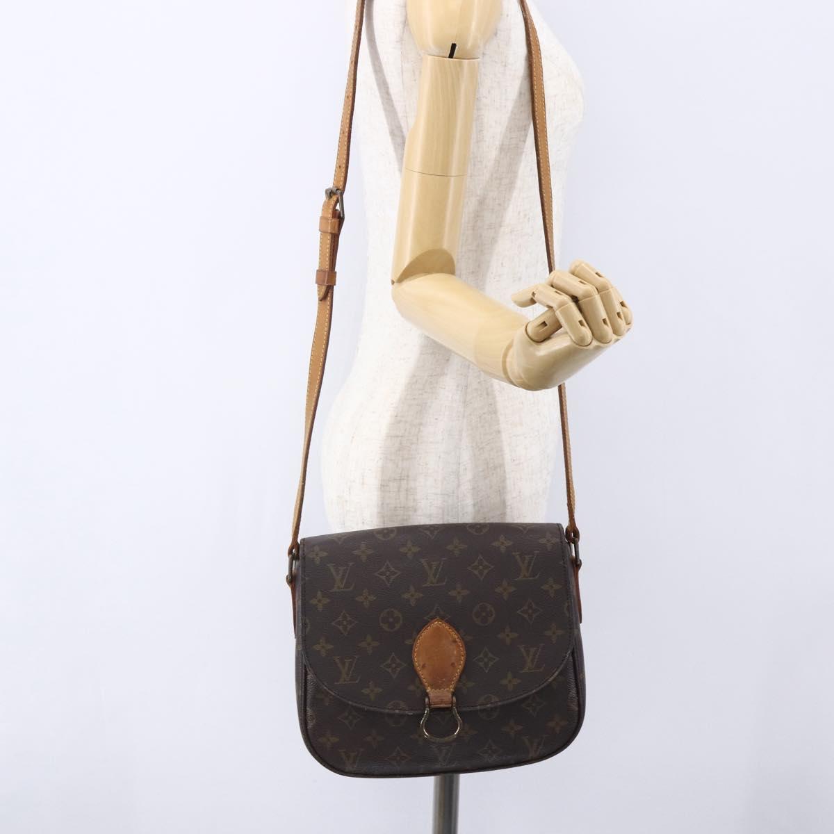 LOUIS VUITTON Monogram Saint Cloud GM Shoulder Bag M51242 LV Auth 152680