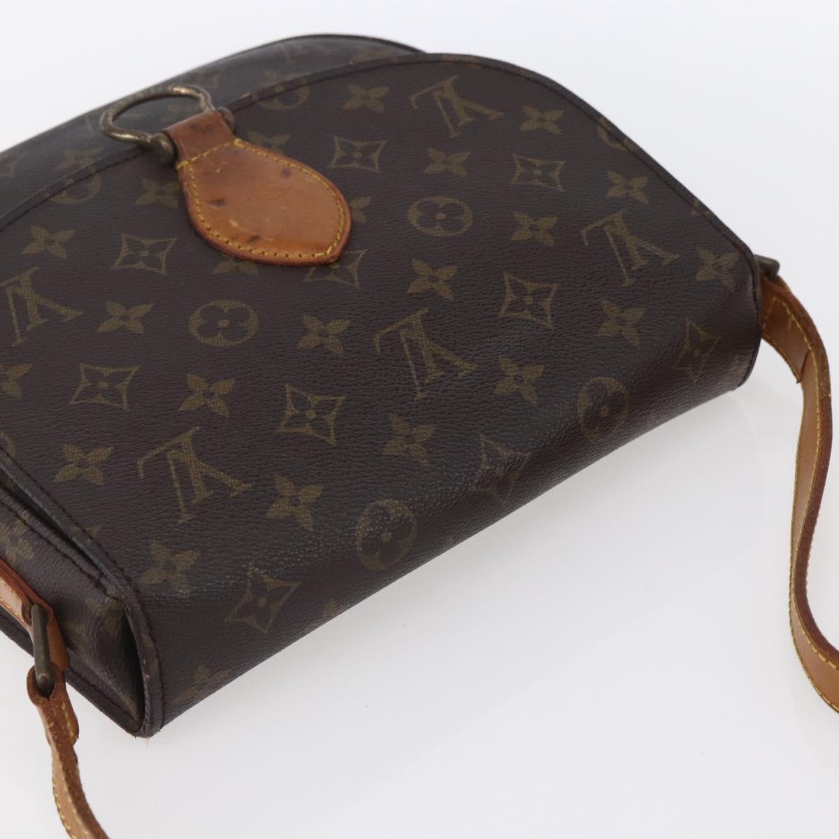LOUIS VUITTON Monogram Saint Cloud GM Shoulder Bag M51242 LV Auth 152680