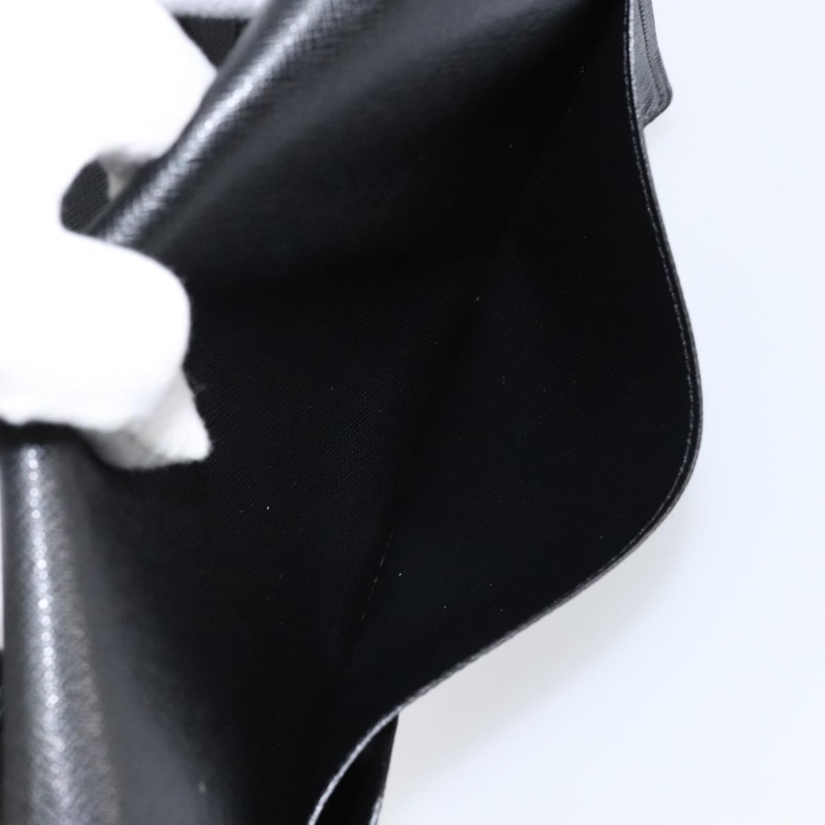 LOUIS VUITTON Epi Agenda Bureau Day Planner Cover Black LV Auth 152683