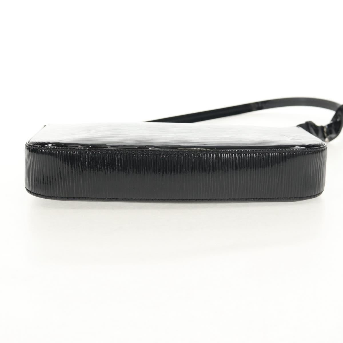 LOUIS VUITTON Epi Pochette Accessoires Pouch Noir Electric M4080N Auth 152684AV