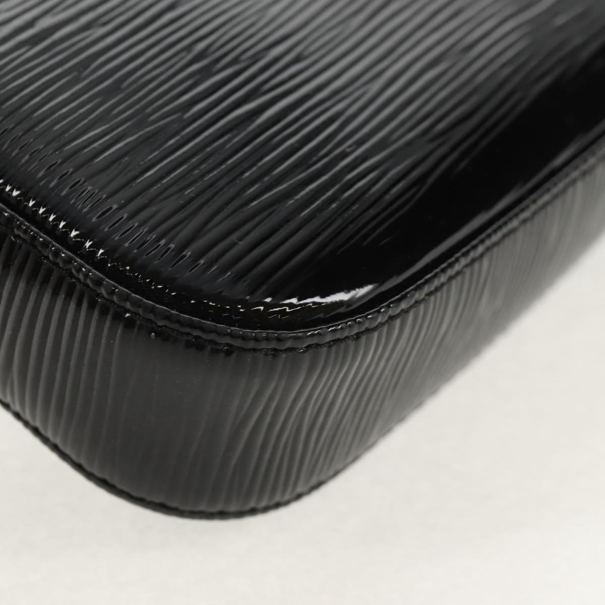 LOUIS VUITTON Epi Pochette Accessoires Pouch Noir Electric M4080N Auth 152684AV
