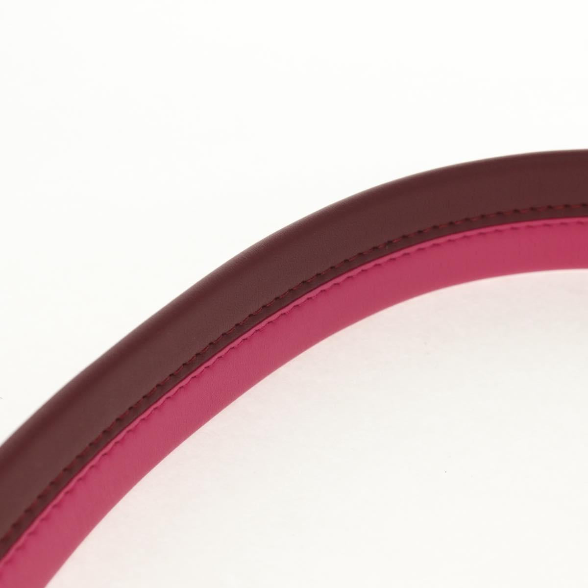 LOUIS VUITTON Clinue BB Strap Shoulder Strap Leather 39.4"" Pink LV Auth 152699A