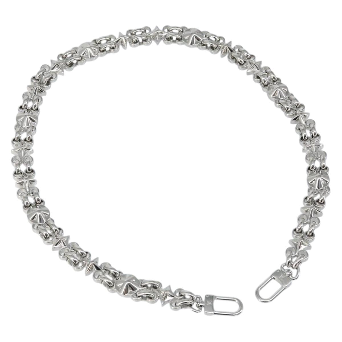 LOUIS VUITTON For Dauphine Shoulder Strap Stainless Steel Silver LV Auth 152700A