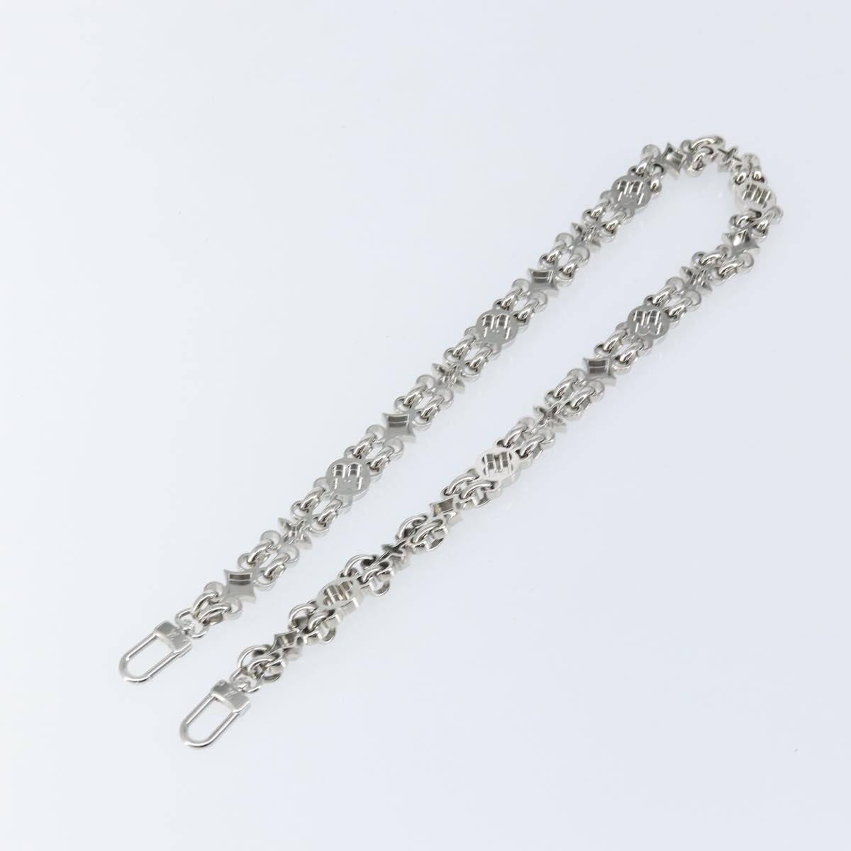 LOUIS VUITTON For Dauphine Shoulder Strap Stainless Steel Silver LV Auth 152700SAM