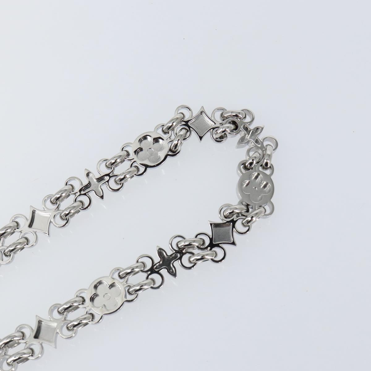 LOUIS VUITTON For Dauphine Shoulder Strap Stainless Steel Silver LV Auth 152700A