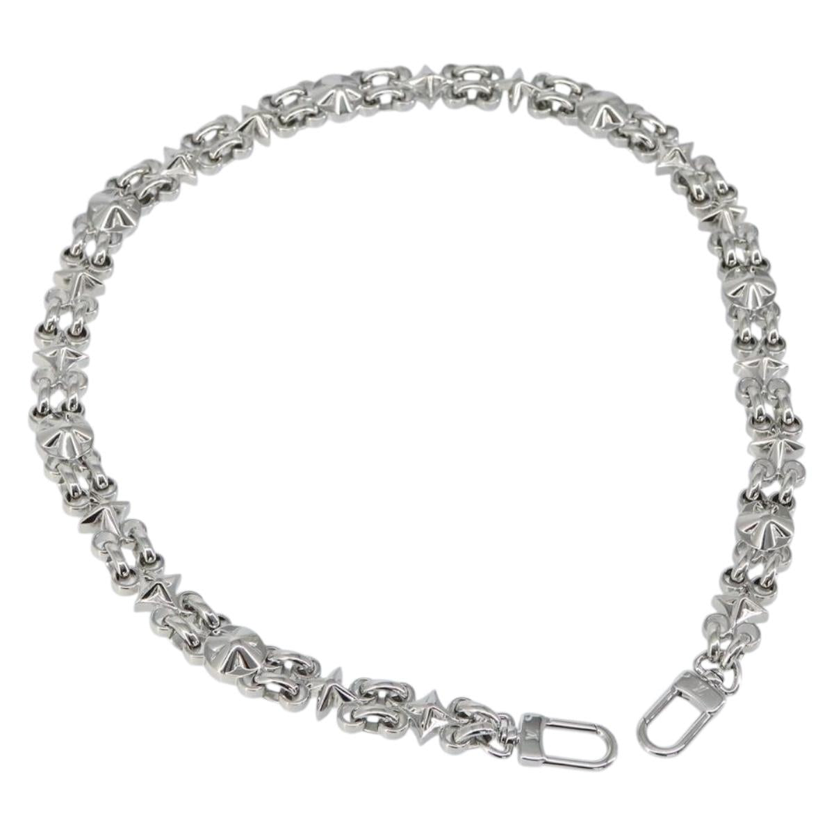 LOUIS VUITTON For Dauphine Shoulder Strap Stainless Steel Silver LV Auth 152702A