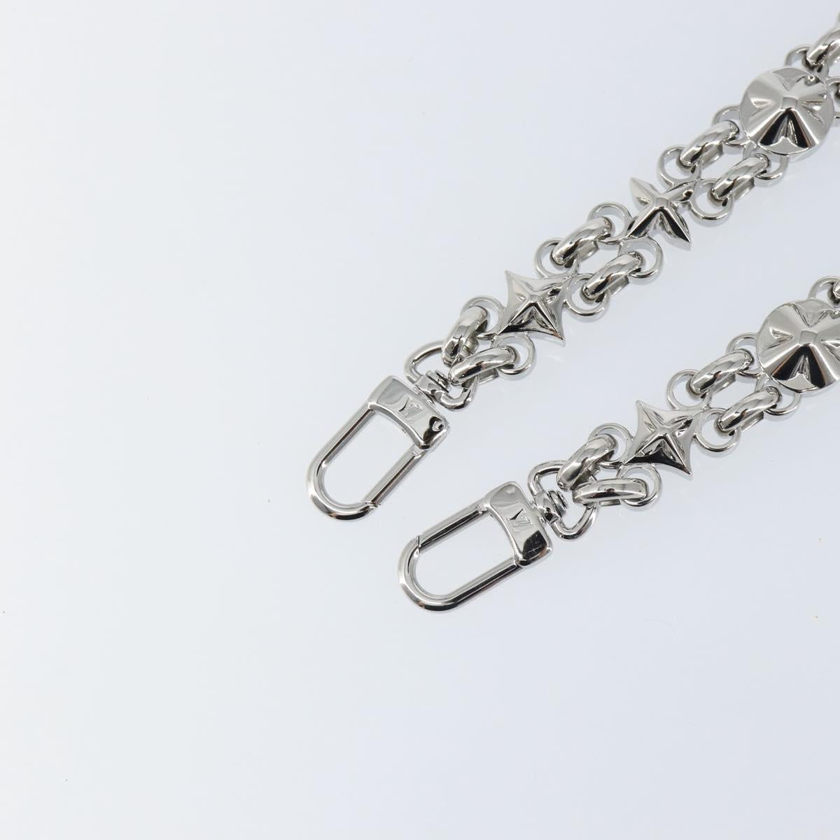 LOUIS VUITTON For Dauphine Shoulder Strap Stainless Steel Silver LV Auth 152702A