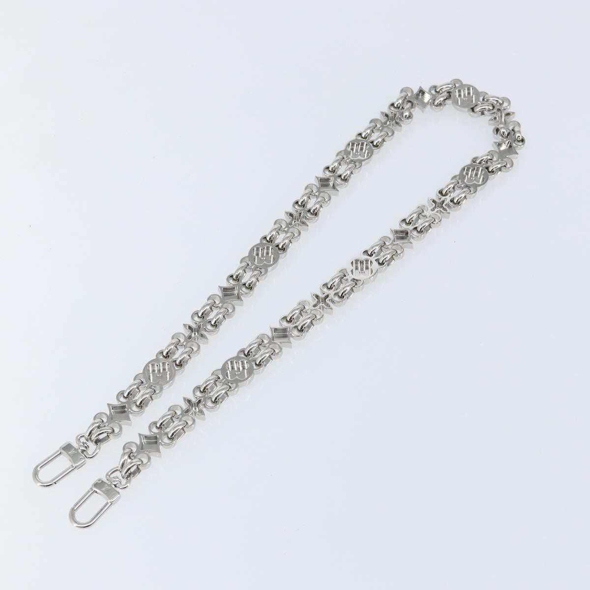 LOUIS VUITTON For Dauphine Shoulder Strap Stainless Steel Silver LV Auth 152702A