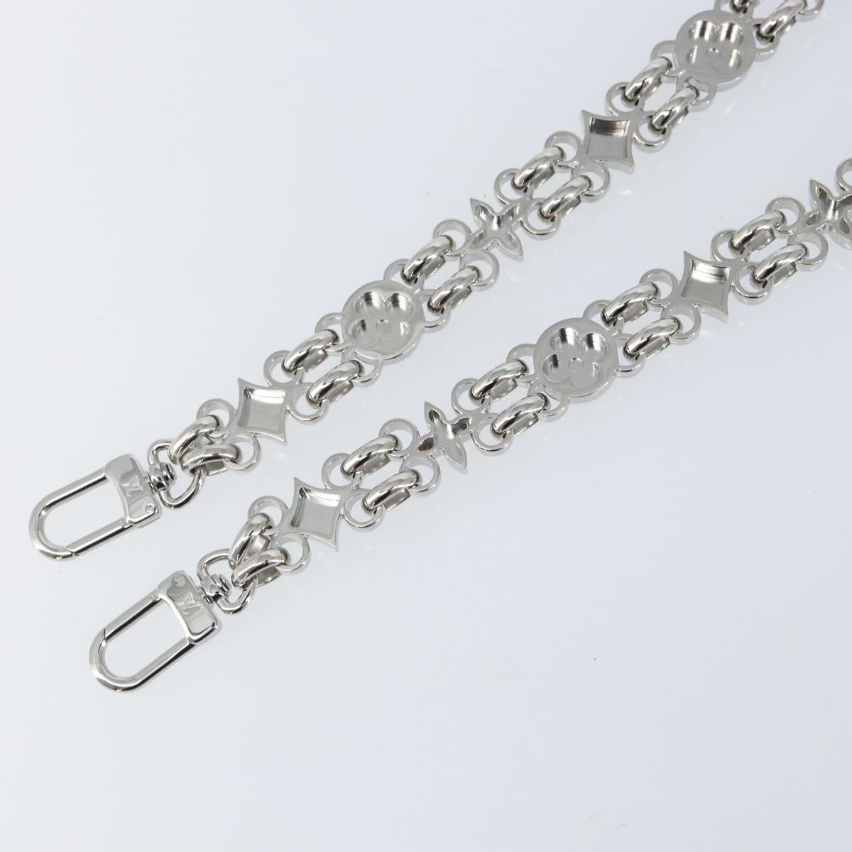 LOUIS VUITTON For Dauphine Shoulder Strap Stainless Steel Silver LV Auth 152702A