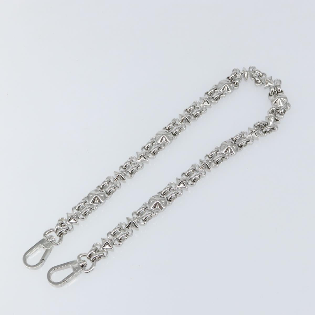 LOUIS VUITTON For Dauphine Shoulder Strap Stainless Steel Silver LV Auth 152703A