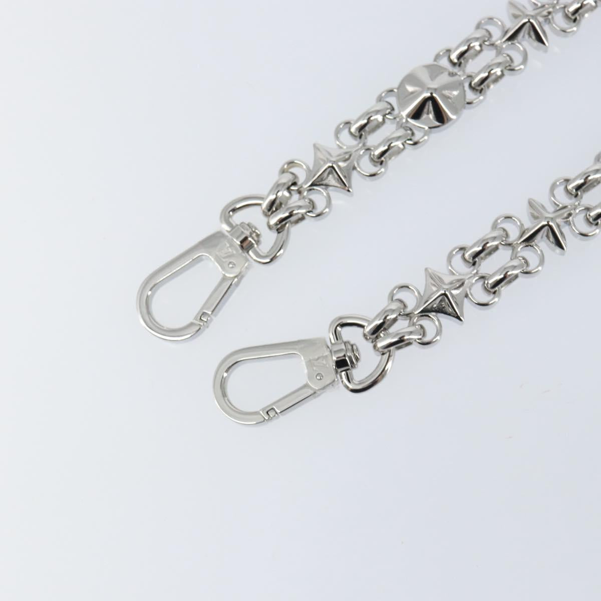 LOUIS VUITTON For Dauphine Shoulder Strap Stainless Steel Silver LV Auth 152703SAM