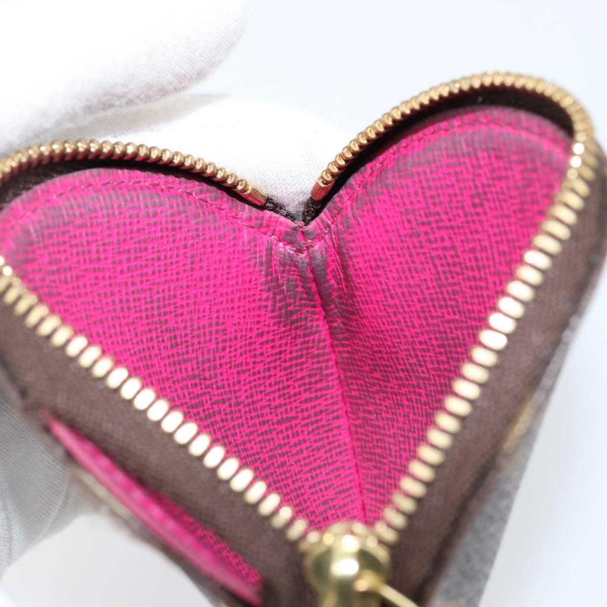 LOUIS VUITTON Holiday Exclusive Porte Monnaie Round Coin M63331 LV Auth 152704