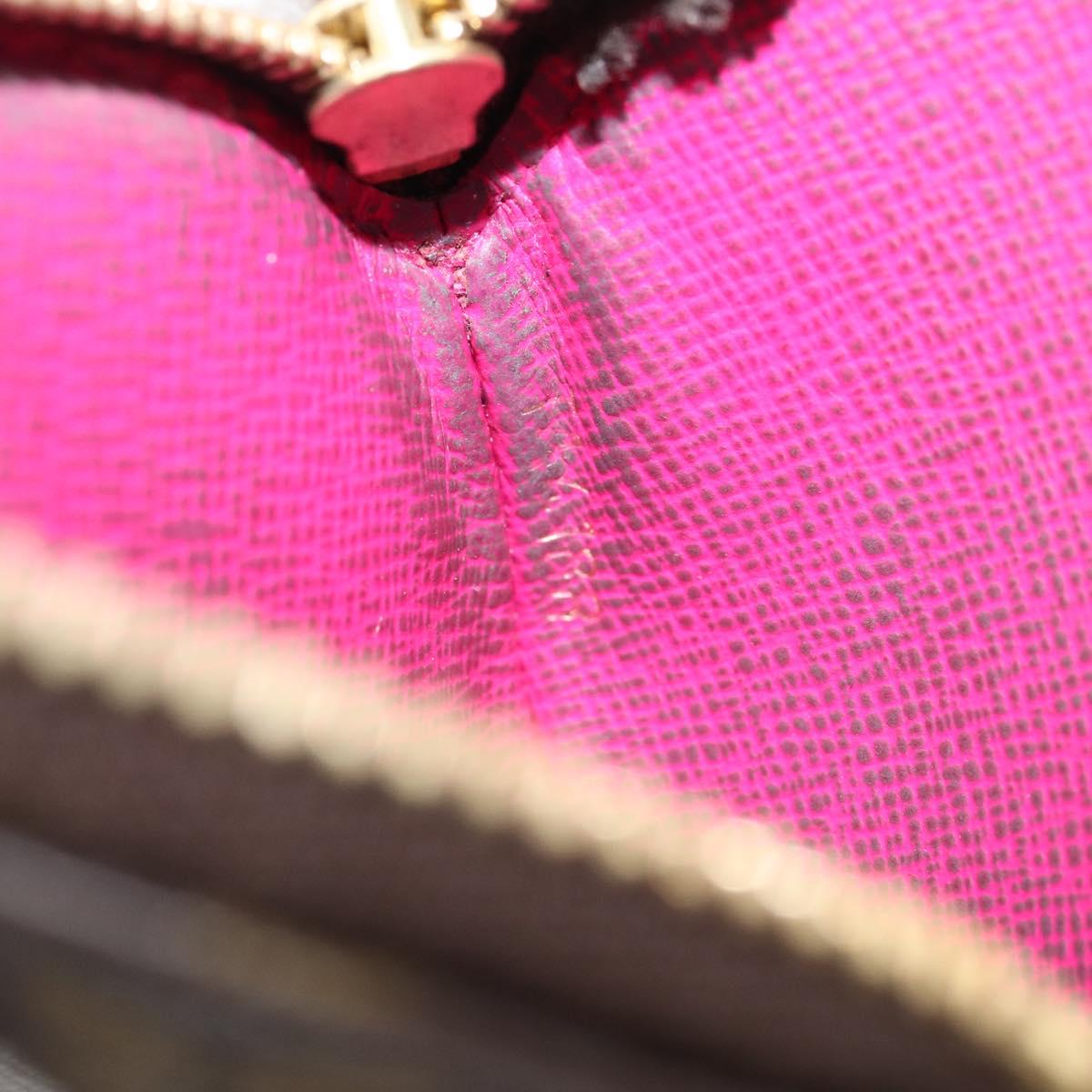 LOUIS VUITTON Holiday Exclusive Porte Monnaie Round Coin M63331 LV Auth 152704