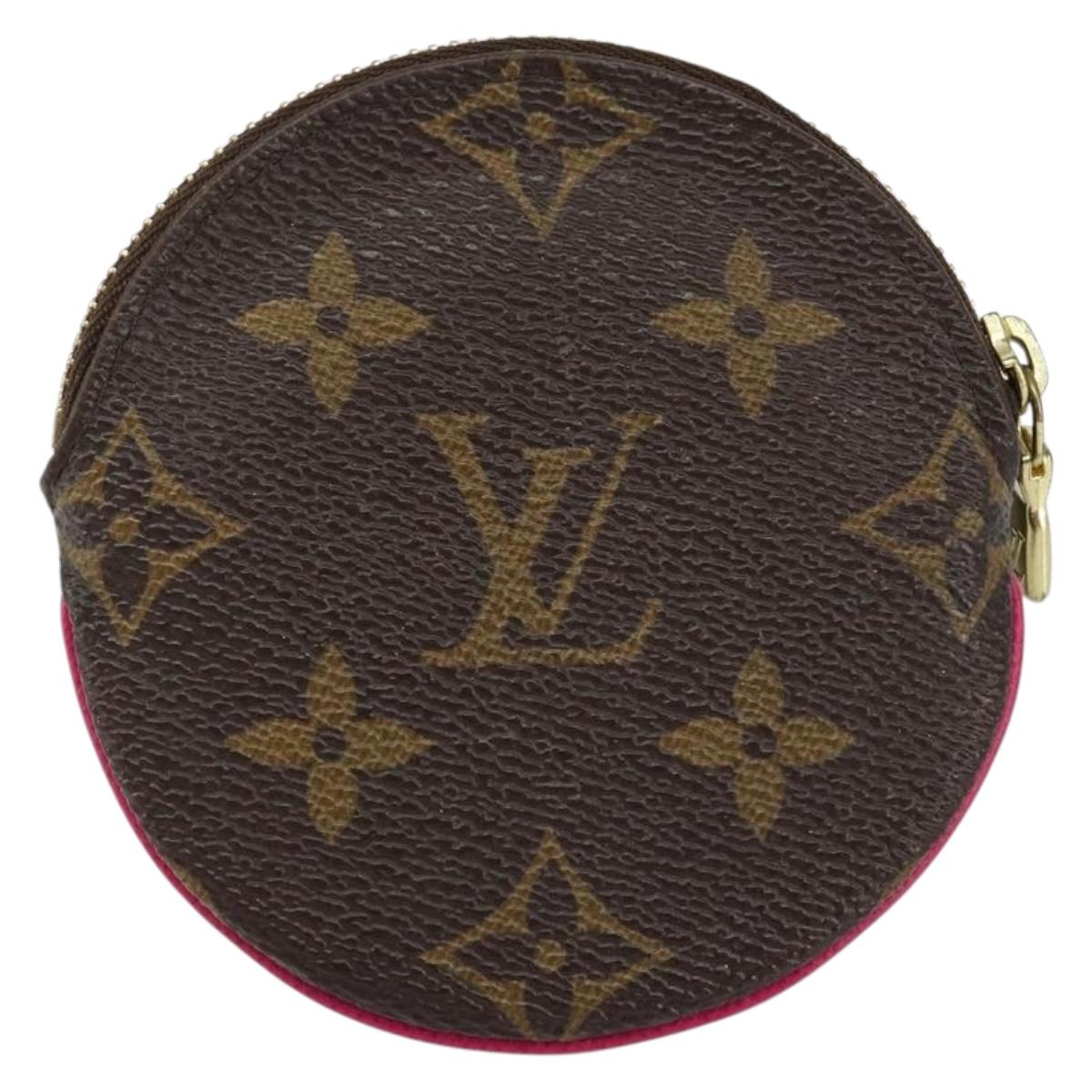 LOUIS VUITTON Holiday Exclusive Porte Monnaie Round Coin M63331 LV Auth 152704