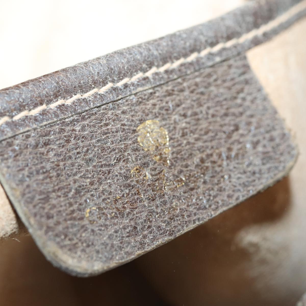 GUCCI GG Supreme Web Sherry Line Bag PVC Beige Gold 164 02 034 Auth 152742