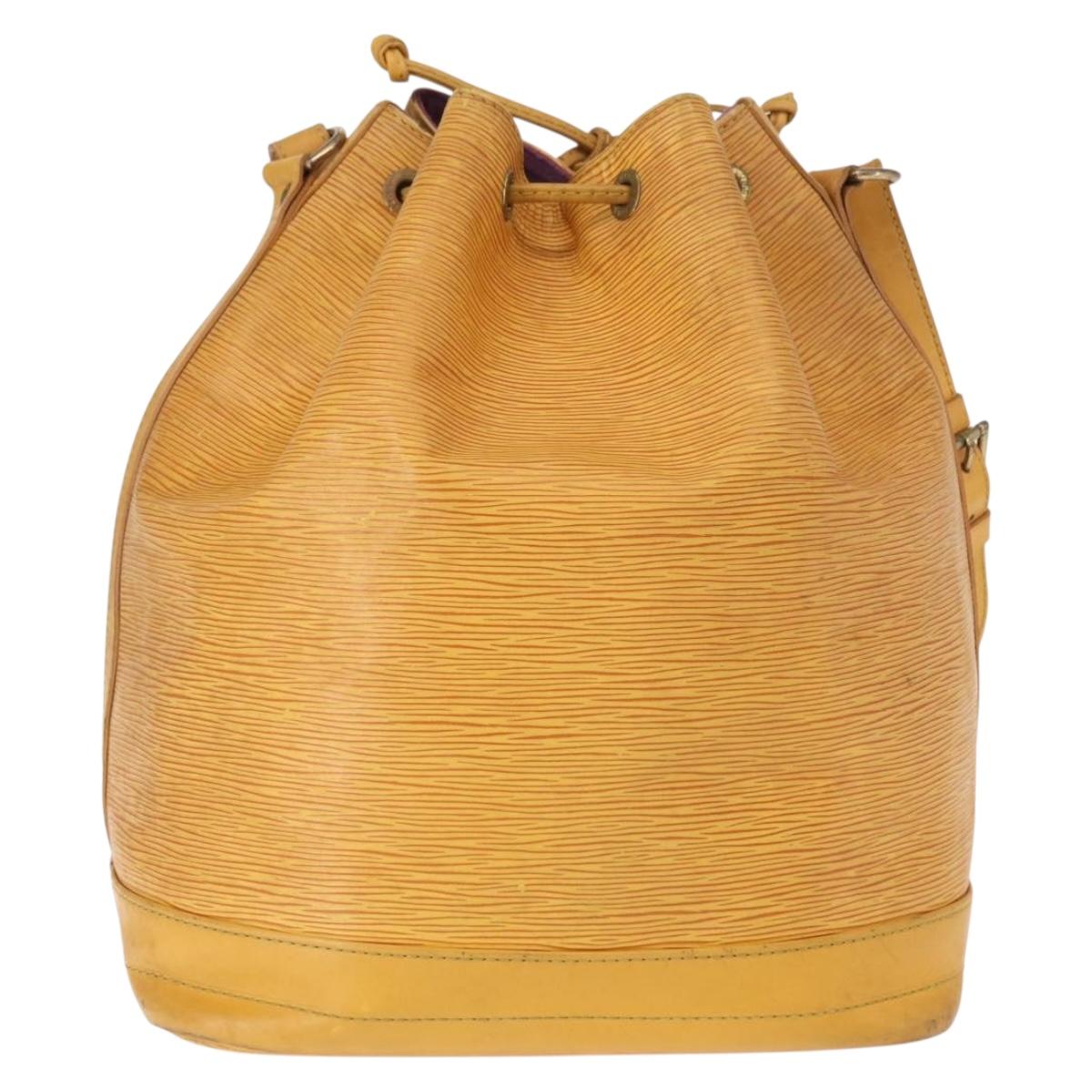 LOUIS VUITTON Epi Noe Shoulder Bag Tassili Yellow M44009 LV Auth 152746