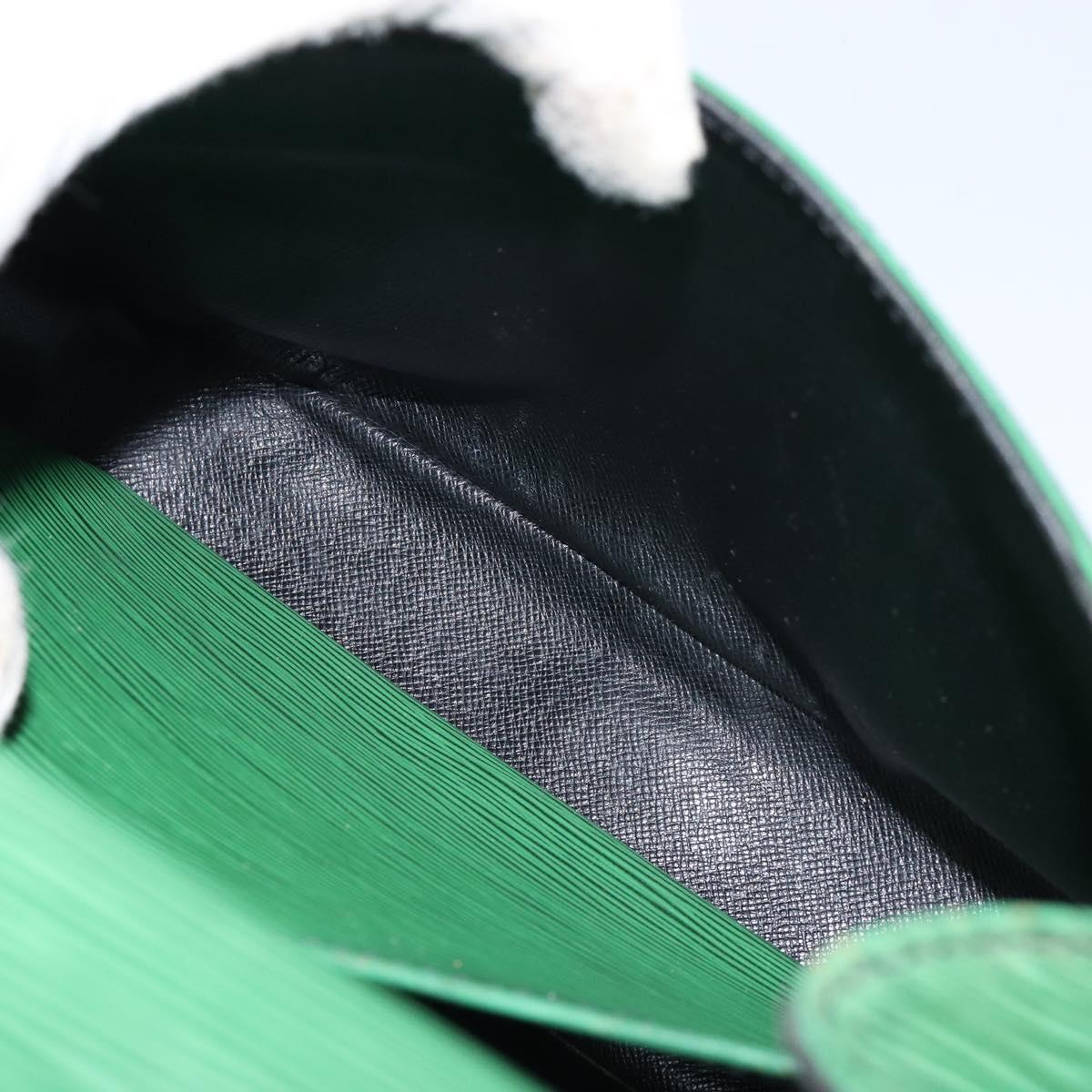 LOUIS VUITTON Epi Cartouchiere MM Shoulder Bag Green M52244 LV Auth 152749