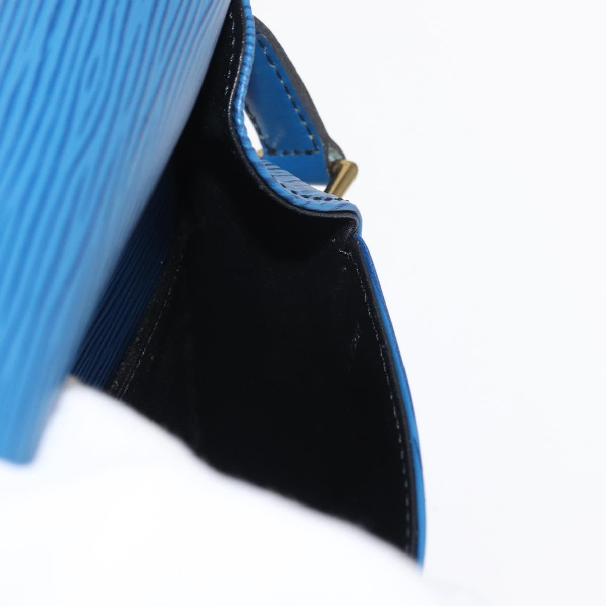 LOUIS VUITTON Epi Saint Cloud PM Shoulder Bag Blue M52195 LV Auth 152751