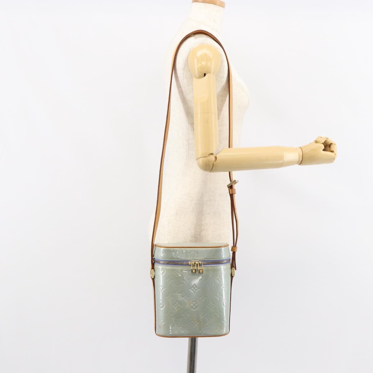 LOUIS VUITTON Monogram Vernis Sullivan Vertical Bag Lavande M91258 Auth 152752