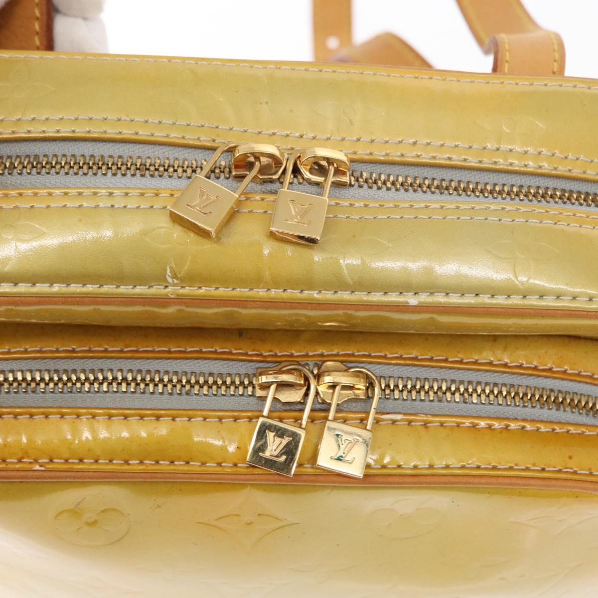 LOUIS VUITTON Monogram Vernis Marley Backpack Gris M91038 LV Auth 152754