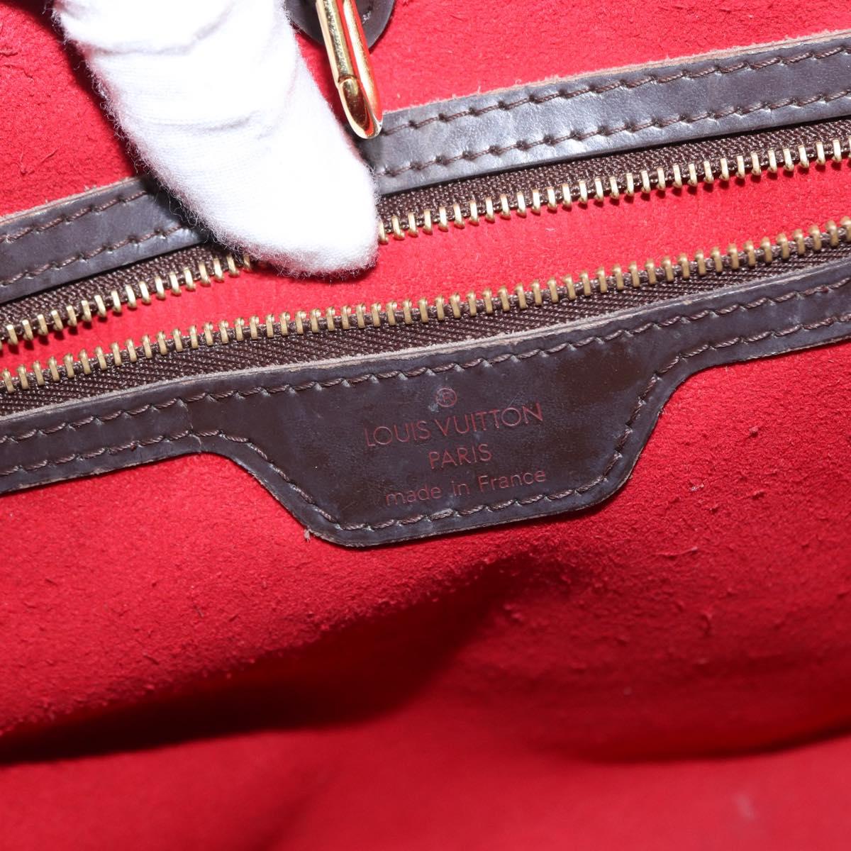 LOUIS VUITTON Damier Ebene Hampstead PM Tote Bag N51205 LV Auth 152756