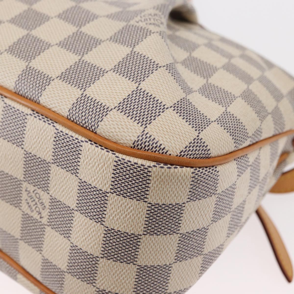 LOUIS VUITTON Damier Azur Siracusa PM Shoulder Bag N41113 LV Auth 152757