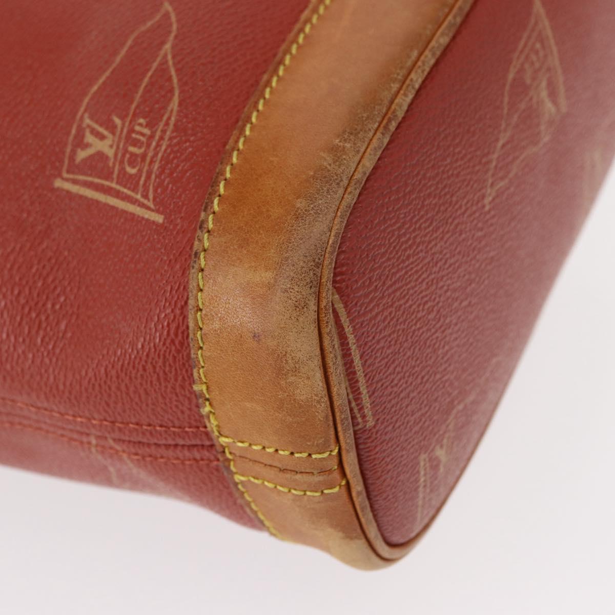 LOUIS VUITTON LOUIS VUITTON Cup Le Touquet Shoulder Bag Red M80027 Auth 152759