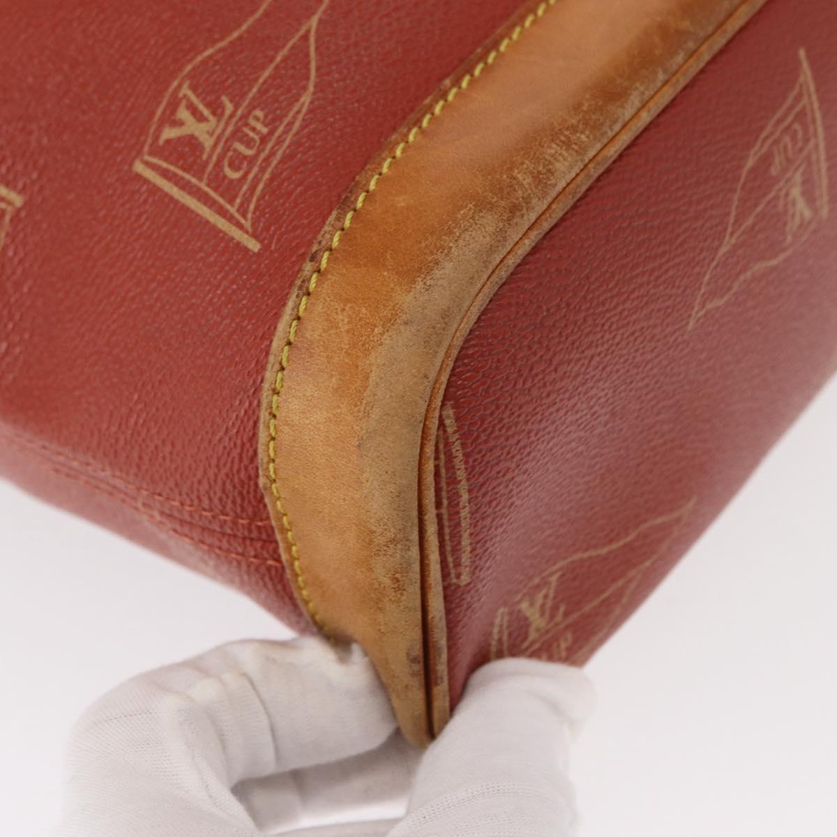 LOUIS VUITTON LOUIS VUITTON Cup Le Touquet Shoulder Bag Red M80027 Auth 152759