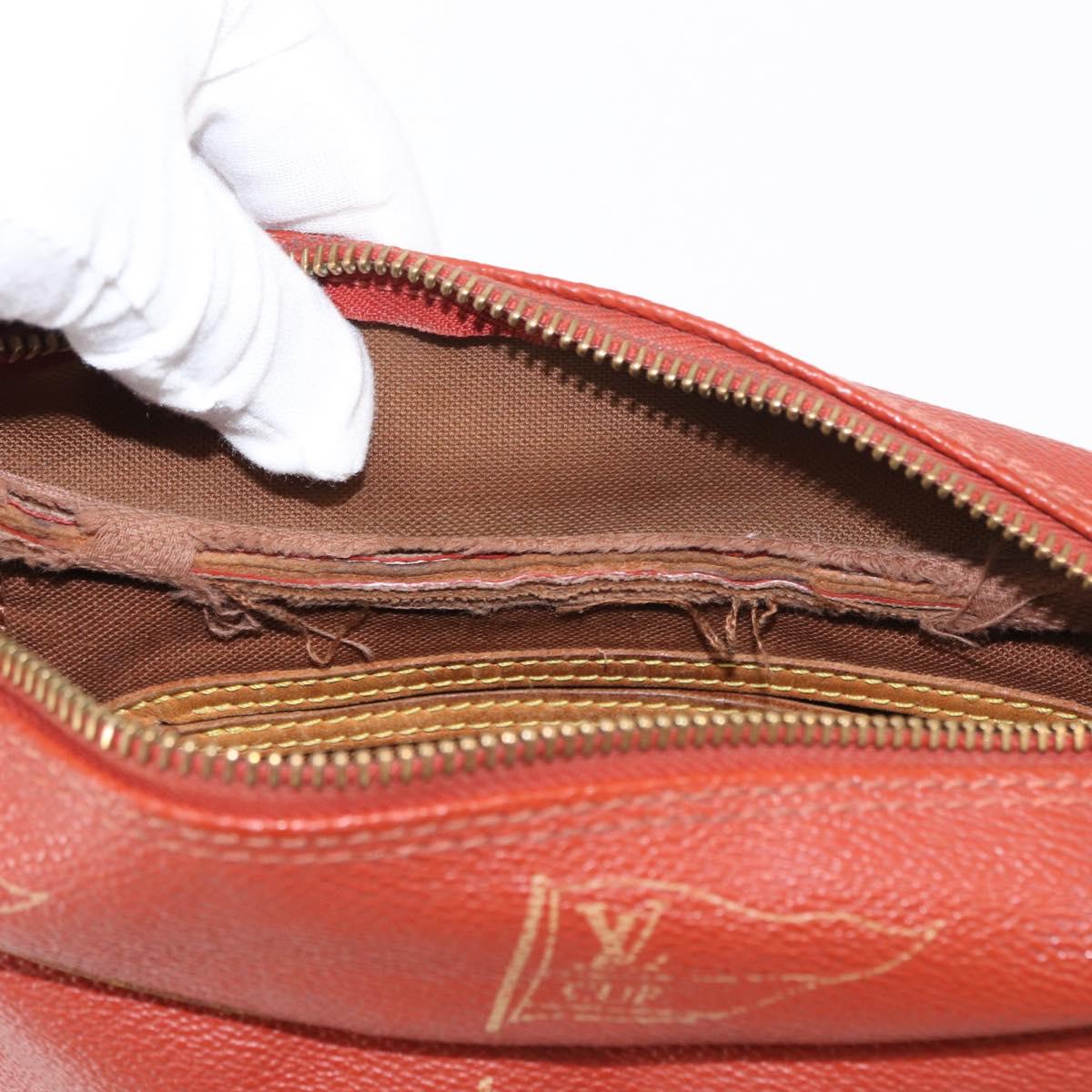 LOUIS VUITTON LOUIS VUITTON Cup Le Touquet Shoulder Bag Red M80027 Auth 152759