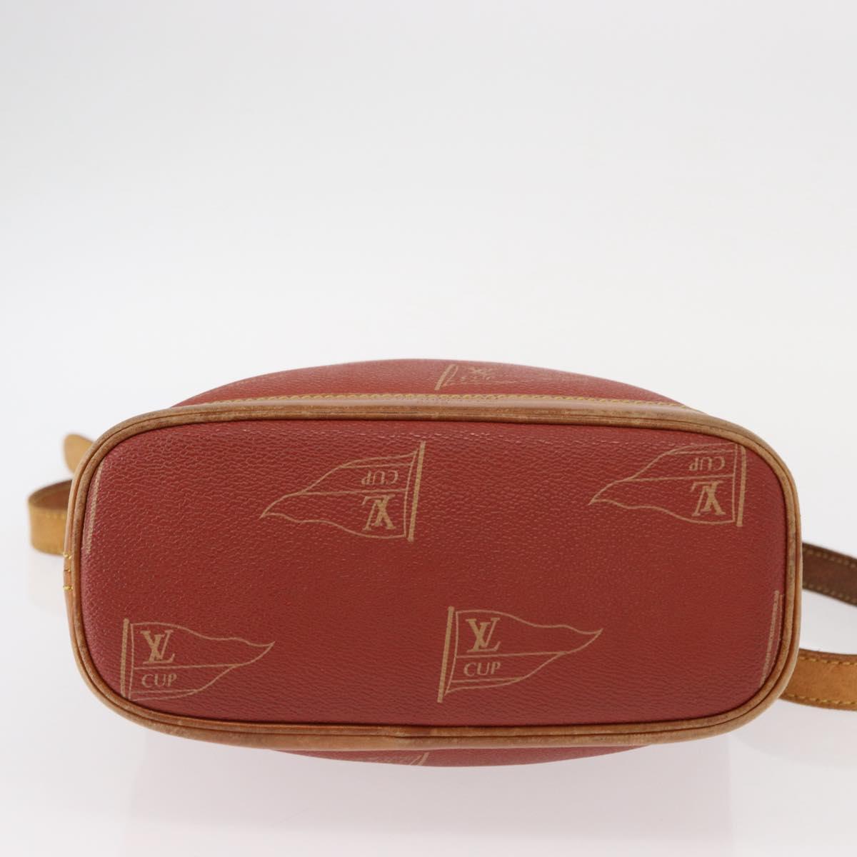 LOUIS VUITTON LOUIS VUITTON Cup Le Touquet Shoulder Bag Red M80027 Auth 152759