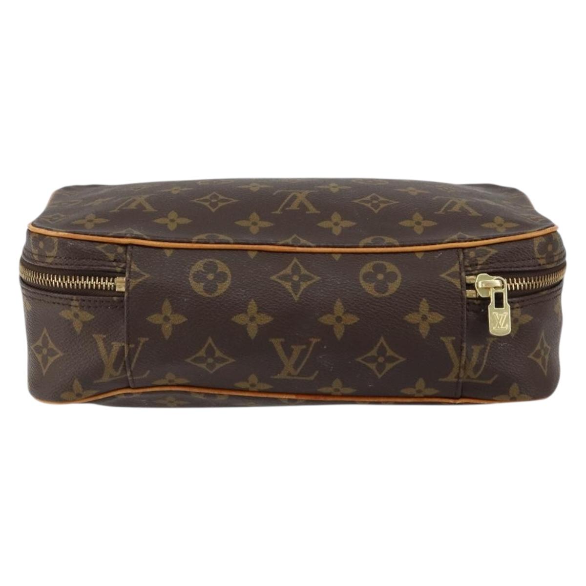 LOUIS VUITTON Monogram Trousse Boite Cosmetic Pouch M47640 LV Auth 152764