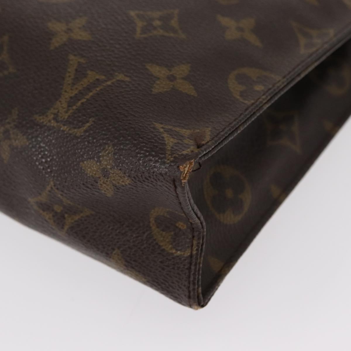 LOUIS VUITTON Monogram Poche Toilette 26 Pouch M47542 LV Auth 152765