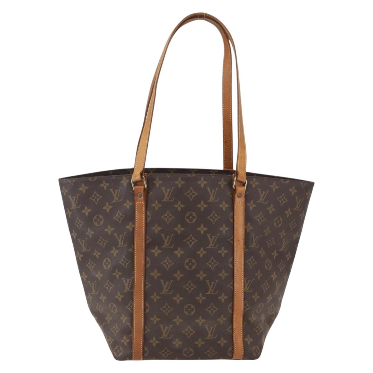 LOUIS VUITTON Monogram Sac Shopping Tote Bag M51108 LV Auth 152767