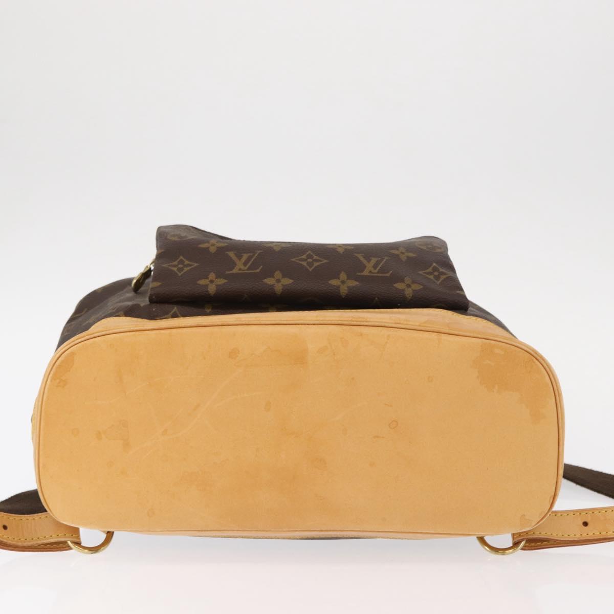 LOUIS VUITTON Monogram Montsouris GM Backpack M51135 LV Auth 152769