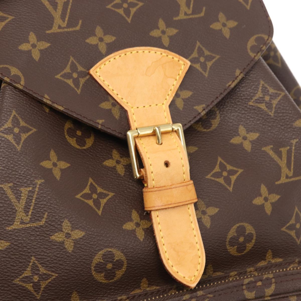 LOUIS VUITTON Monogram Montsouris GM Backpack M51135 LV Auth 152769