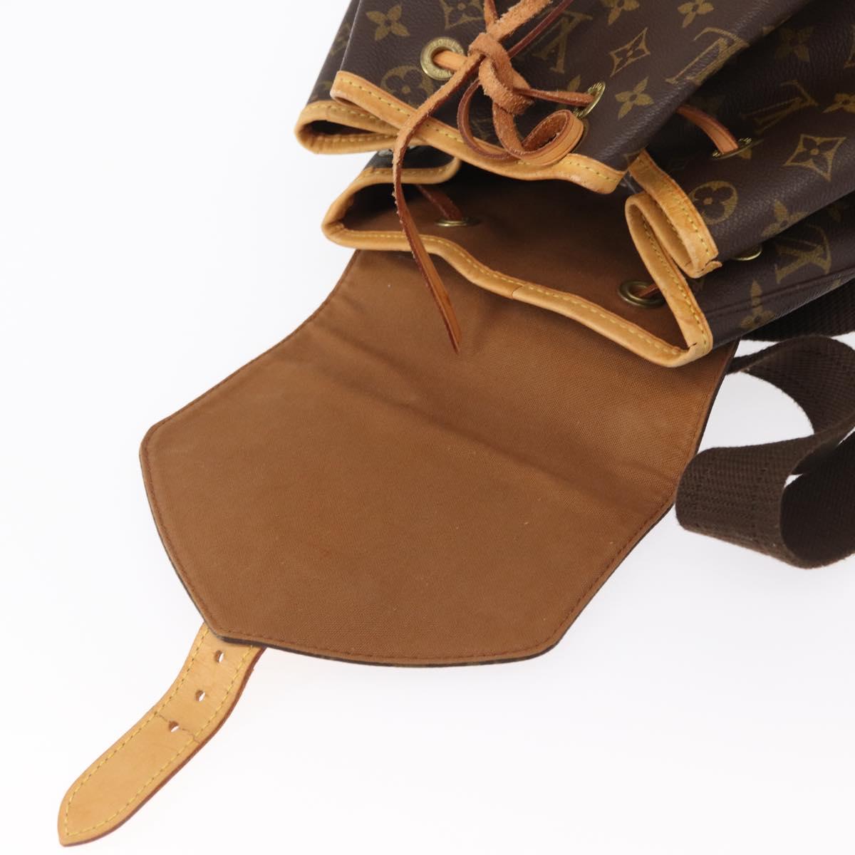 LOUIS VUITTON Monogram Montsouris GM Backpack M51135 LV Auth 152769