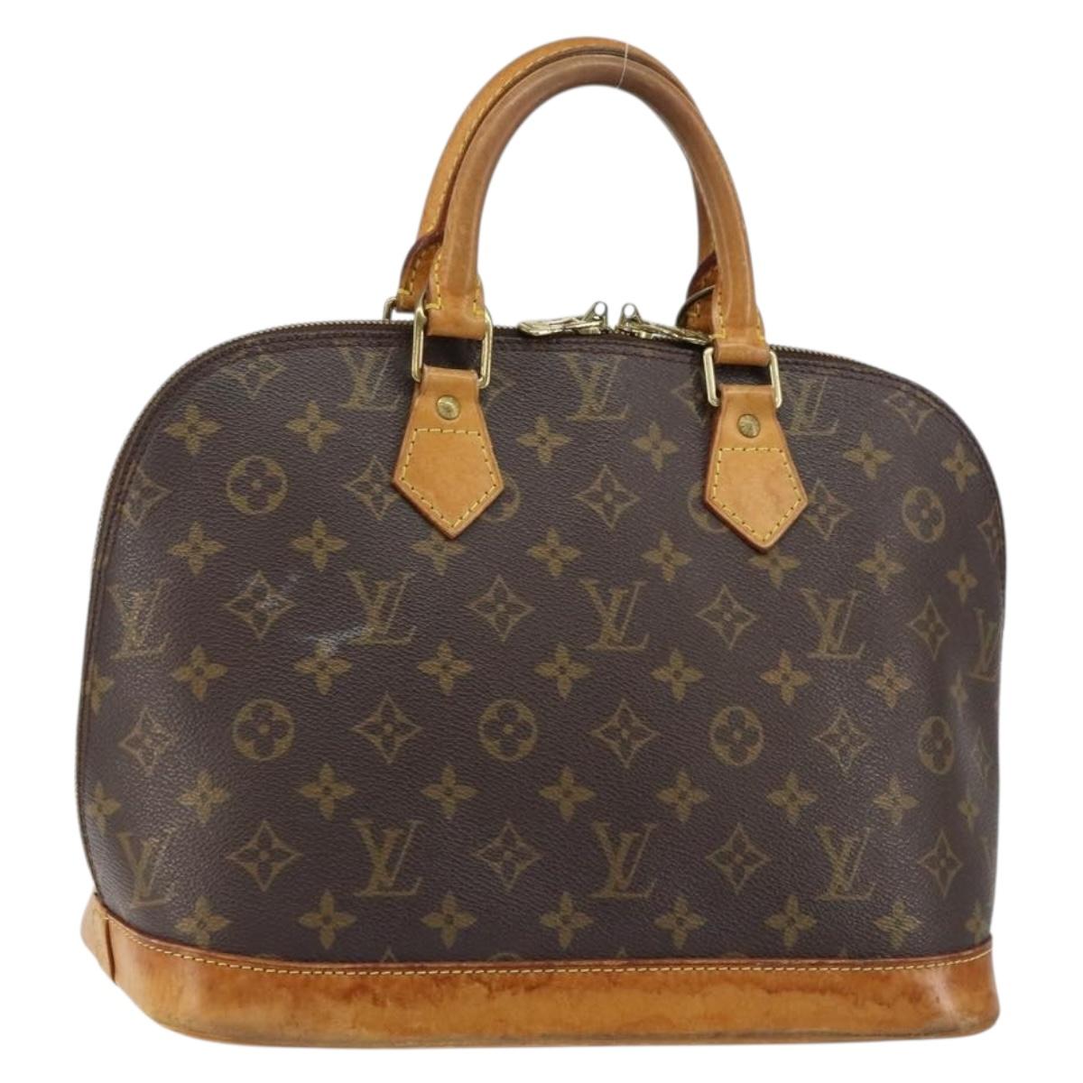 LOUIS VUITTON Monogram Alma Hand Bag M51130 LV Auth 152770