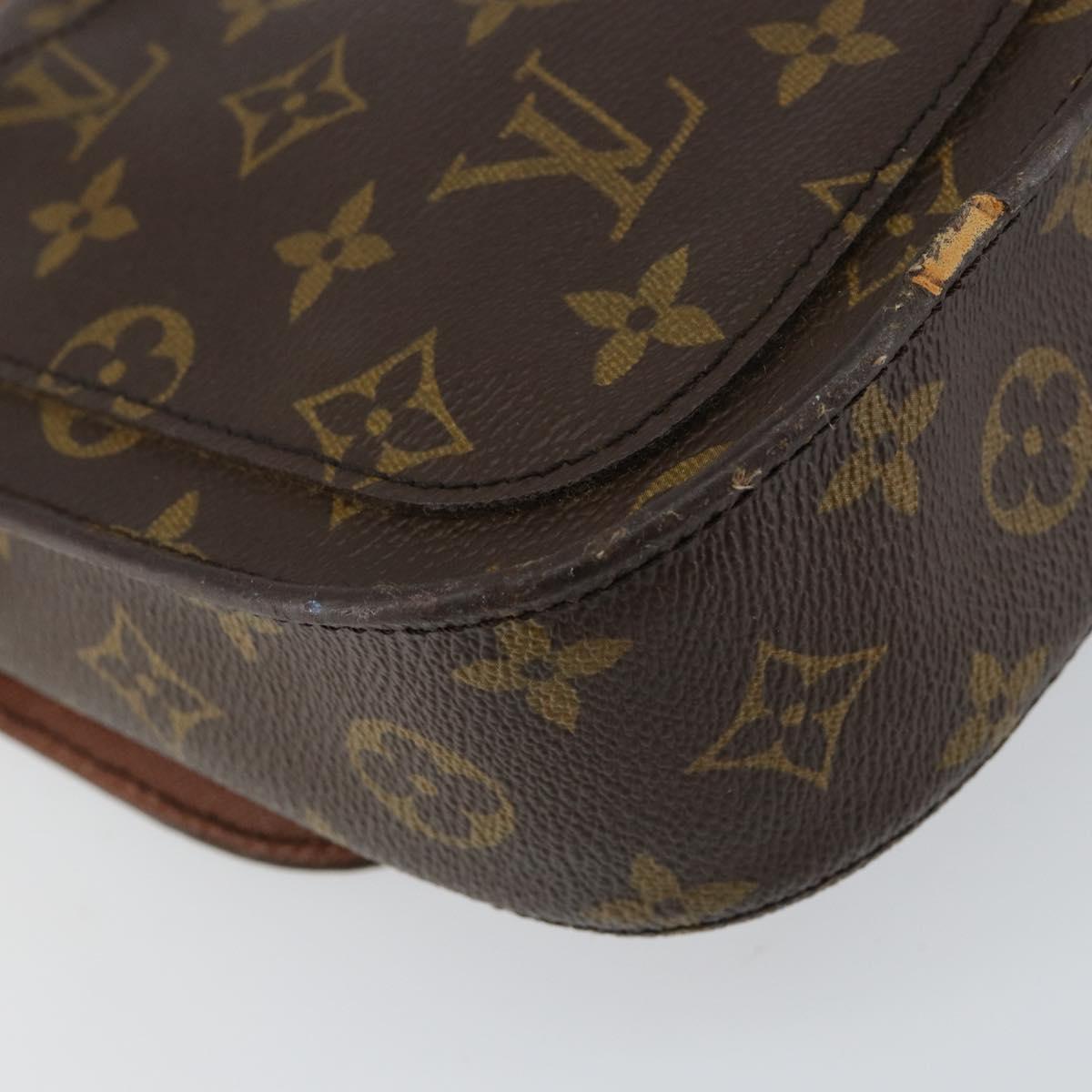LOUIS VUITTON Monogram Saint Cloud MM Shoulder Bag M51243 LV Auth 152775