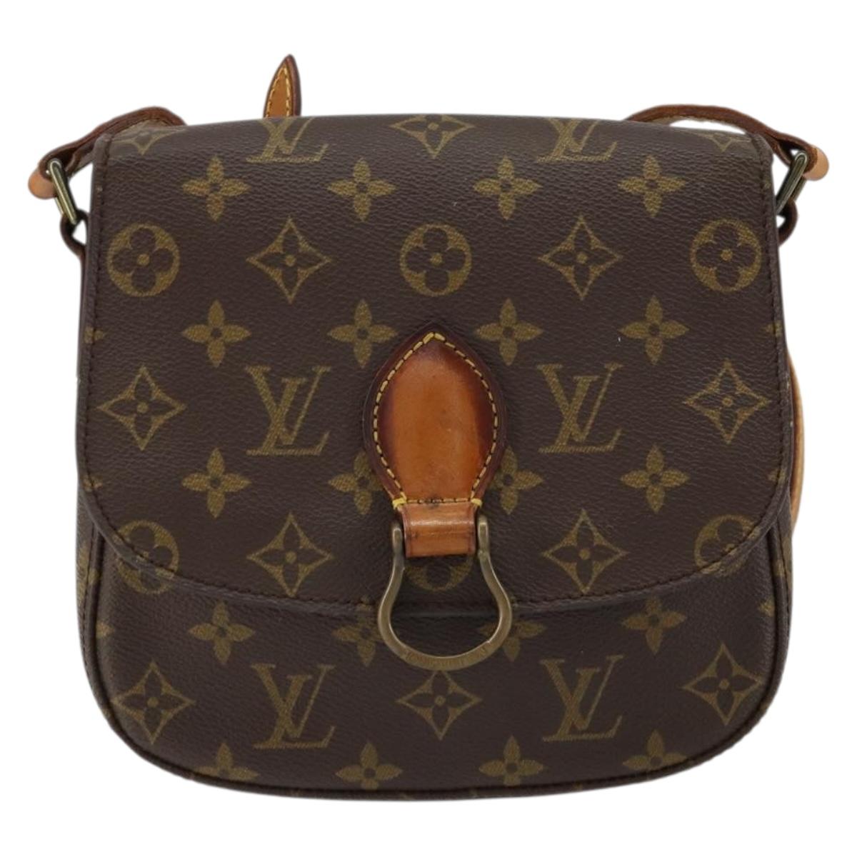 LOUIS VUITTON Monogram Saint Cloud MM Shoulder Bag M51243 LV Auth 152775