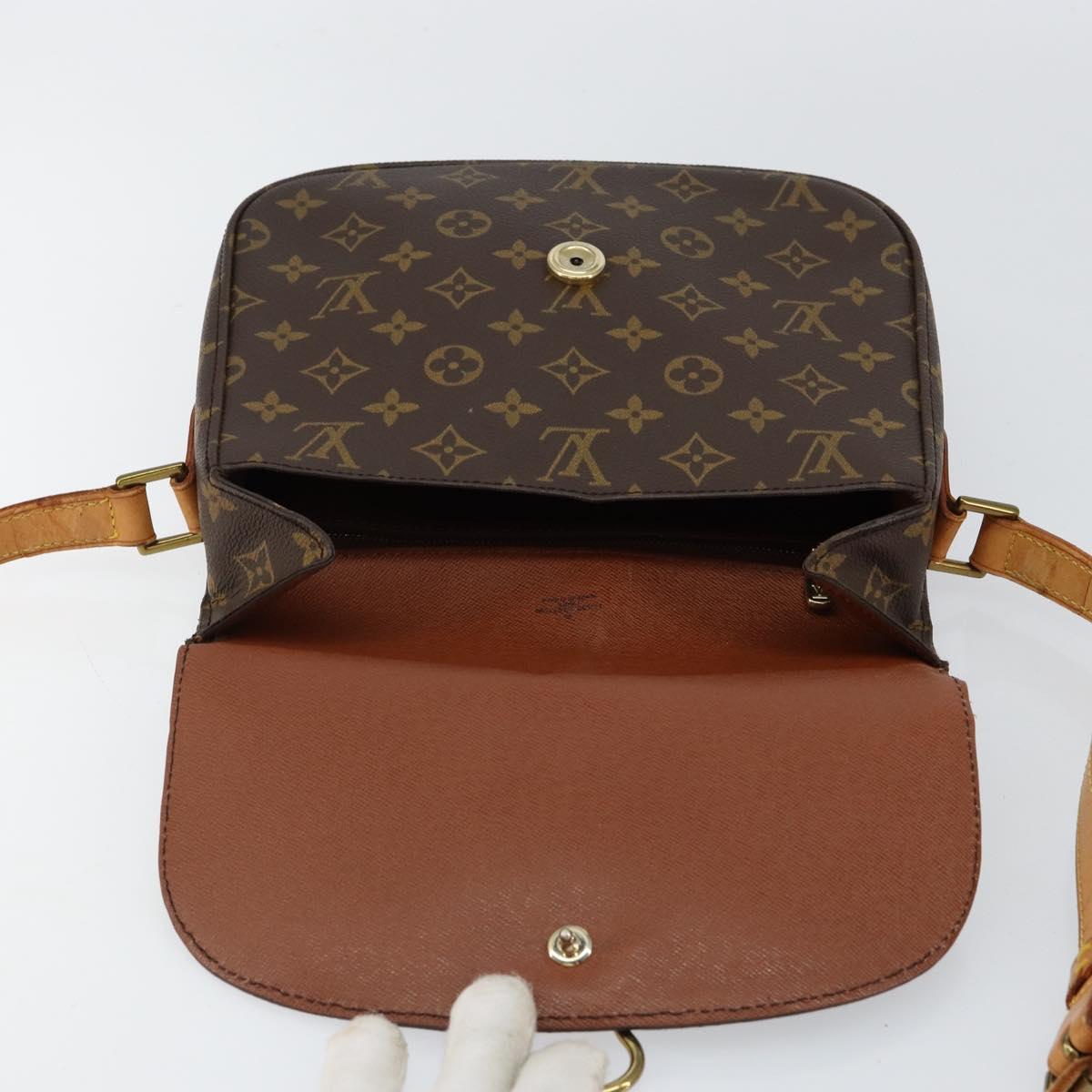 LOUIS VUITTON Monogram Saint Cloud GM Shoulder Bag M51242 LV Auth 152776