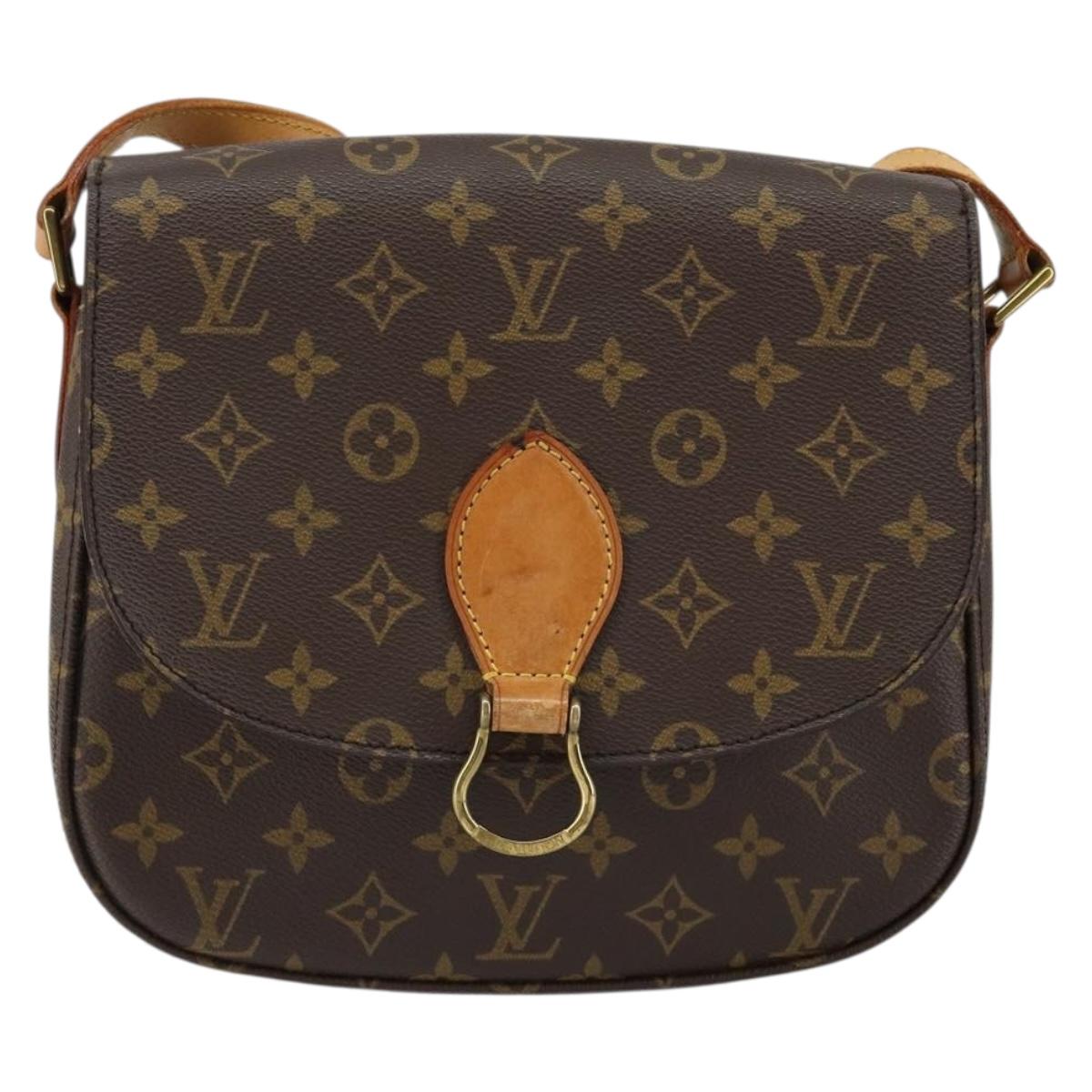 LOUIS VUITTON Monogram Saint Cloud GM Shoulder Bag M51242 LV Auth 152776